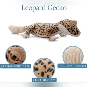 The Petting Zoo Leopard Gecko Stuffed Animal 21"